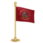 MCGM or BMC Car Dashboard Flag of 2in x 3in With A Steel or Plastic Base