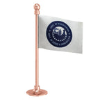 GST Department of Maharashtra Car Dashboard Flag of 2in x 3in With A Steel or Plastic Base