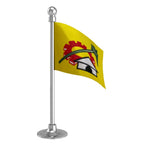 TDP Telugu Desam Party Car Dashboard Flag of 2in x 3in With A Steel or Plastic Base