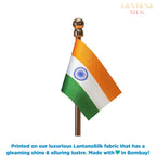 AAI Airport Authority Table Flag of 4in x 6in With A Heavy Plastic Base