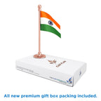 Indian Car Dashboard Flag of 2in x 3in With A Steel or Plastic Base