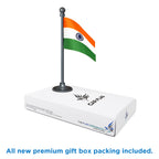 Indian Car Dashboard Flag of 2in x 3in With A Steel or Plastic Base
