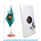 Goa Police Table Flag of 4in x 6in With A Heavy Plastic Base