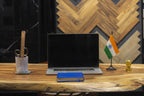Indian Table Flag of 4in x 6in With A Heavy Plastic Base