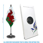Wales Table Flag of 4in x 6in With A Heavy Plastic Base