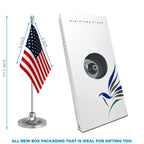 United States of America Table Flag of 4in x 6in With A Heavy Plastic Base