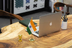 Indian Table Flag of 4in x 6in With A Heavy Plastic Base