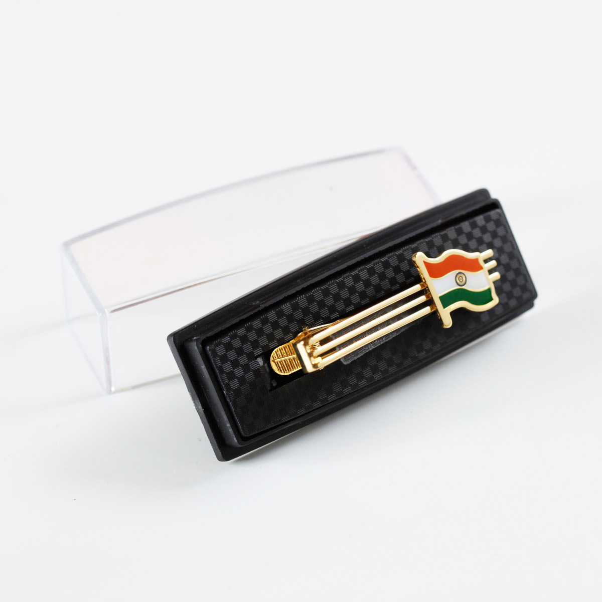 Indian Flag Gold-Plated Tie pin