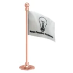 Mizoram People's Conference (MPC)  Car Dashboard Flag of 2in x 3in With A Steel or Plastic Base