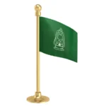 RJD Rashtriya Janata Dal Car Dashboard Flag of 2in x 3in With A Steel or Plastic Base