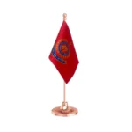 Arunachal Pradesh Police Table Flag of 4in x 6in With A Heavy Plastic Base