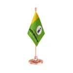 RLP Rashtriya Loktantrik Party Table Flag of 4in x 6in With A Heavy Plastic Base
