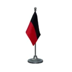 DMK Dravida Munnetra Kazhagam Table Flag of 4in x 6in With A Heavy Plastic Base