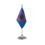 MNF Mizo National Front Party Table Flag of 4in x 6in With A Heavy Plastic Base