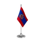 Delhi Police Table Flag of 4in x 6in With A Heavy Plastic Base