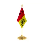 People's Democratic Front Party Table Flag of 4in x 6in With A Heavy Plastic Base
