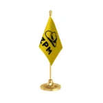 ZPM Zoram People's Movement Party Table Flag of 4in x 6in With A Heavy Plastic Base