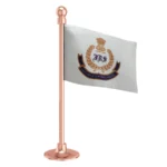 IRS Indian Revenue Service Car Dashboard Flag of 2in x 3in With A Steel or Plastic Base