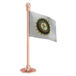 NDMA National Disaster Management Authority Car Dashboard Flag of 2in x 3in With A Steel or Plastic Base
