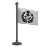 IB Intelligence Bureau Car Dashboard Flag of 2in x 3in With A Steel or Plastic Base