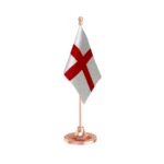 England Table Flag of 4in x 6in With A Heavy Plastic Base