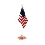 United States of America Table Flag of 4in x 6in With A Heavy Plastic Base