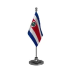 Costa Rica Table Flag of 4in x 6in With A Heavy Plastic Base
