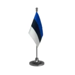 Estonia Table Flag of 4in x 6in With A Heavy Plastic Base