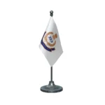 IRS Indian Revenue Service Table Flag of 4in x 6in With A Heavy Plastic Base