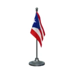 Puerto Rico Table Flag of 4in x 6in With A Heavy Plastic Base