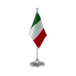 Italy Table Flag of 4in x 6in With A Heavy Plastic Base