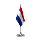 Netherlands Table Flag of 4in x 6in With A Heavy Plastic Base