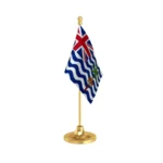 British Indian Ocean Territory Table Flag of 4in x 6in With A Heavy Plastic Base