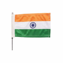 durable indian flag for the bike, motorcycle, cycle, bicycle or boat