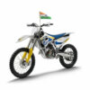 Durable Indian Flag Mounted On A Bike / Motorbike
