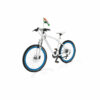 Durable Indian Flag Mounted On A Cycle / Bicycle