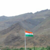Giant Indian Monumental Flag of 20ft x 30ft at Kargil War Memorial