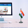Indian Flag on Office Desk / Table